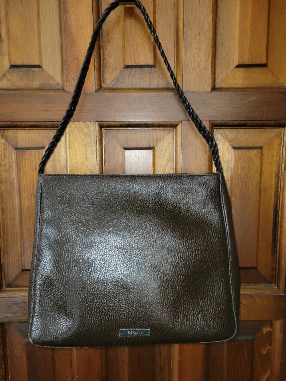 Desmo Dark Chocolate Italian Leather Purse
